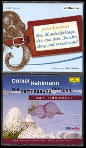 2 Hörbücher★J. JONASSON–DER HUNDERTJÄHRIGE…-6-CD + Dan. KEHLMANN–VERMESSUNG-3CD★ - Bild 1 von 9