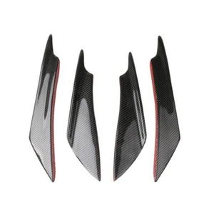 4 pieces of the car general carbon fiber blade front surround the front bumper - Picture 1 of 9