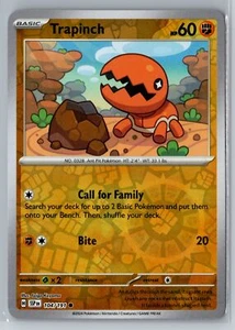 Pokemon Surging Sparks #104/191 Trapinch Reverse Holo - Picture 1 of 2