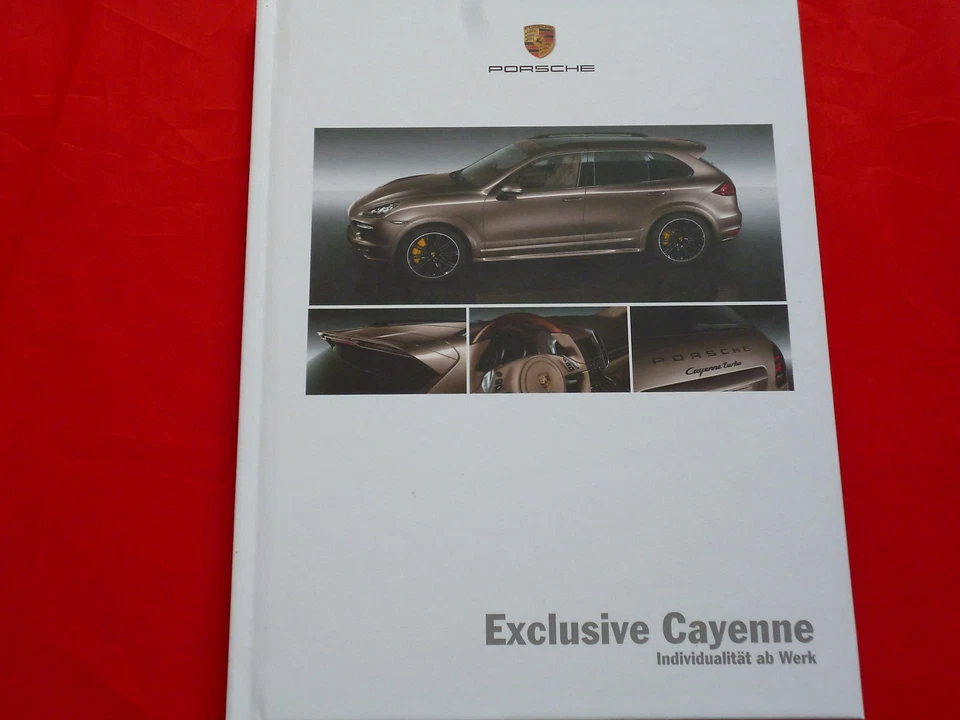 Folleto de tapa dura exclusivo de PORSCHE Cayenne tipo 92A compatible 2/2011 Foto 1 de 1