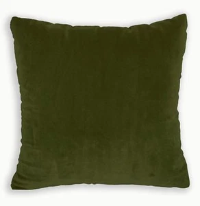 Mf40a Light Gold Olive Green Silky Soft Velvet Cushion/Pillow Cover Custom Size - Picture 1 of 4