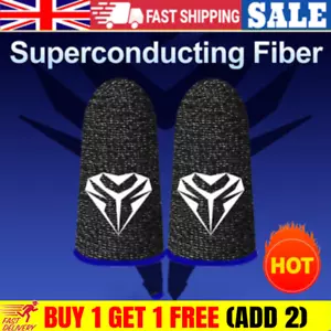 Mobile Phone Game Finger Sleeve Thumb Gloves Sweatproof Gamer PUBG COD Equipment - Picture 1 of 16