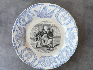 ANCIENNE ASSIETTE DE BADONVILLER TH FENAL - THEME MILITAIRE HUMORISTIQUE N° 9 - Imagen 1 de 1