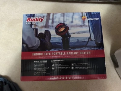 Nuevo En Caja Mr Heater Little Buddy Portátil Radiante Propano 3800 BTU Calentador Foto 1 de 4
