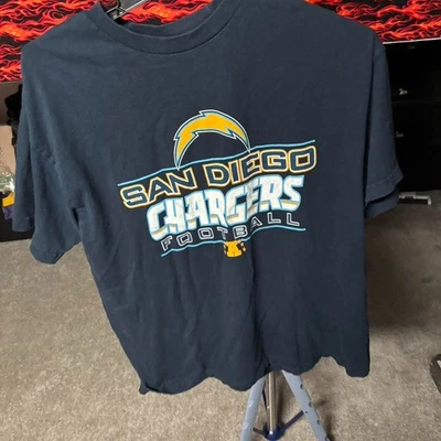 海军圣地亚哥充电器足球衬衫重印男女通用 AN62767 — 第 1/2 张图片