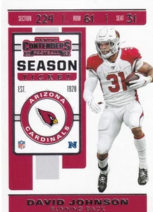 2019 Panini #93 David Johnson Arizona Cardinals + (Yes 4 Free Mystery Cards) - Picture 1 of 2