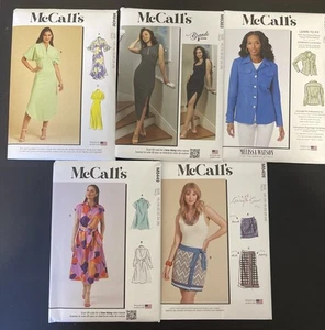 Lot Of 5 New McCALL’s Sewing Patterns For Women Size 18-20-22-24 - Picture 1 of 6