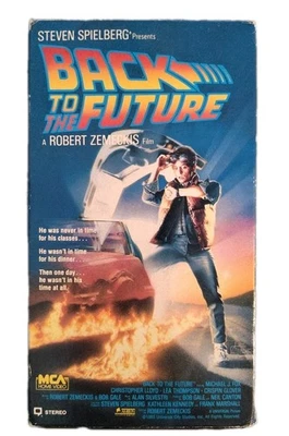 Vintage Back To The Future VHS 1986 Yellow MCA Logo First Release  - Image 1 of 4