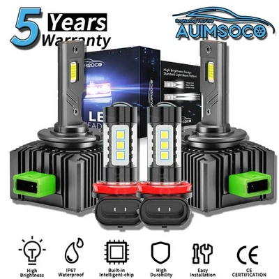 Faros LED blancos brillantes para Buick Enclave 2013 CXL Sport Utility 4 puertas Foto 1 de 4