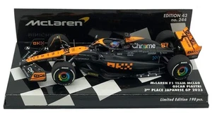 Minichamps McLaren MCL60 Stealth 3rd Japanese GP 2023 - Oscar Piastri 1/43 Scale - Picture 1 of 4