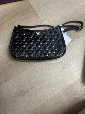 迪士尼公园米老鼠钱包手提包黑色和金色单肩包新品 — 第 1/2 张图片