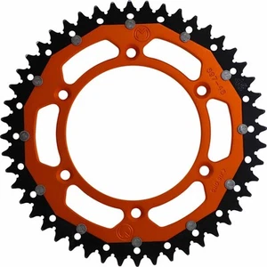 Moose Racing Dual Rear Sprockets-Orange-48T for 2008-2010 KTM 450 XC ATV - Picture 1 of 2
