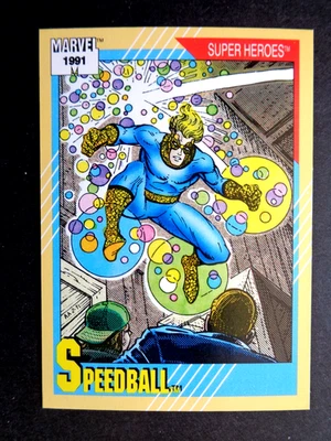 1991 IMPEL *MARVEL UNIVERSE II* CARD #34 SPEEDBALL NM - Image 1 of 2