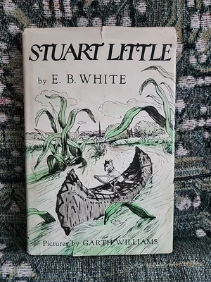 Stuart Little by E.B. White Book Club Edition 1945? HCDJ VG+ Garth Williams Foto 1 de 4
