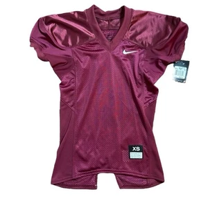 Nike Boy’s Football Jersey Size XS Burgundy Youth Practice 535710 Maroon NWT - Picture 1 of 10