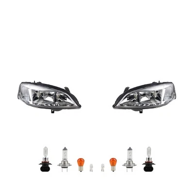 Set Faros Apto para Opel Astra G Con Alimentos Ligeros Izquierda + Derecho 98-04 - Imagen 1 de 4