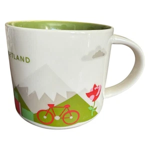 ⭐️ Starbucks 2014 Portland You Are Here Collection Ceramic Coffee Cup Mug - 14oz - Picture 1 of 8