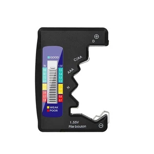Battery Tester Battery Check Black Capacitance Detector Digital LCD Display - Picture 1 of 12