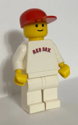 LEGO MLB Baseball Boston Red Sox Minifigure 1999 Fenway Park Promotional Limited - Image 1 of 4