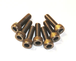 5 x Titan Schrauben / Titanium screws DIN 912 M5 x 12 gerändelt - Picture 1 of 1