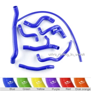 BLUE FIT VW GOLF GTI MK3 3 2.0L 8V 115PS COOLANT HEATER SILICONE RADIATOR HOSES - Picture 1 of 12