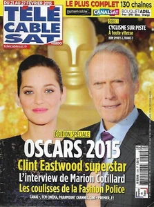 Télé Cable Sat n°1294 21/02/2015 Oscars 2015: Clint Eastwood / Marion Cotillard - Imagen 1 de 1