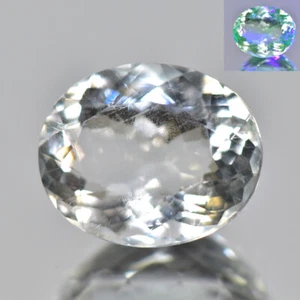 Piedra preciosa rara de clase mundial de 1,63 quilates sin calefacción cambio de color ópalo hialita _ México - Imagen 1 de 2