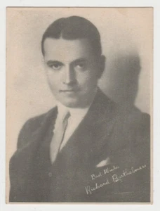 Richard Barthelmess 20er Jahre Kashin Motion Picture Stars große Sammelkarte W618 E5 - Bild 1 von 2