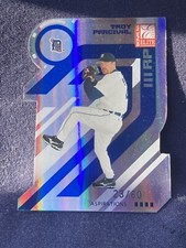 2005 Donruss Elite Aspirations Blue Die Cut #62 Troy Percival SP /60 Parallel