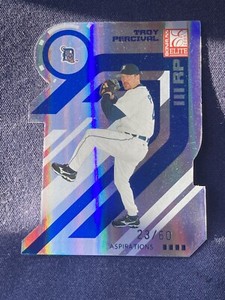 2005 Donruss Elite Aspirations Blue Die Cut #62 Troy Percival SP /60 Parallel