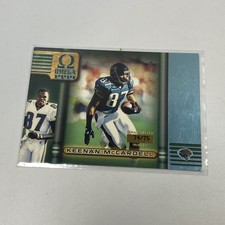 1999 Pacific Omega Platinum Blue #'d /75 Keenan McCardell
