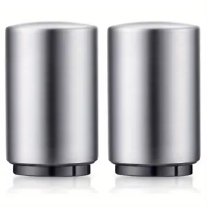2x Automatic Beer Soda Bottle Opener Stainless Steel Magnetic Bottle Cap Opener - Picture 1 of 9