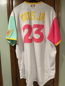 Fernando Tatís Jr. #23 San Diego Padres Pro Authentic Alternate Jersey - Size 52 - Picture 1 of 19