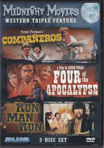 MIDNIGHT MOVIES: WESTERN TRIPLE FEATURE (DVD 2012 3-Disc Set) (J4) - Imagen 1 de 2