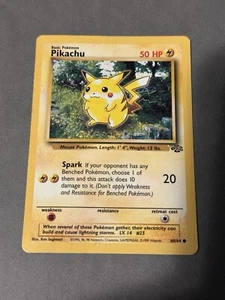Juego Pikachu Vintage Pokémon Jungle 1999 #60/64 Dañado - Imagen 1 de 3