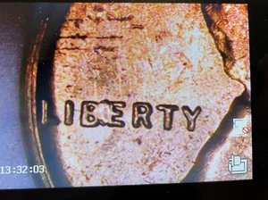 1955-S, ERROR UNC, Wheat Penny-Liberty Blob Rare Valuable - Picture 1 of 5