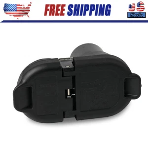 Trailer Brake Harness Towing 7-Pin Round/4-Pin Flat Plug Connector fits Ford - Picture 1 of 10