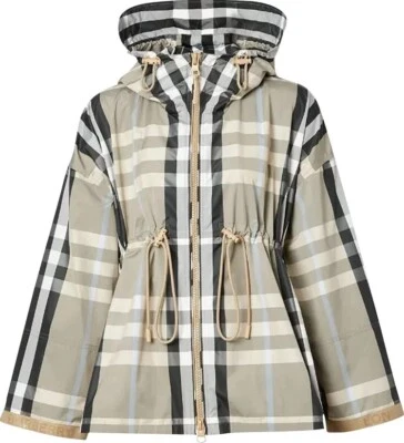 Chaqueta de abrigo vintage con capucha Burberry Bacton Foto 1 de 4