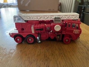 Transformers G1 Inferno, Original Vintage 1985 Autobot Fire Truck, Takara 1982