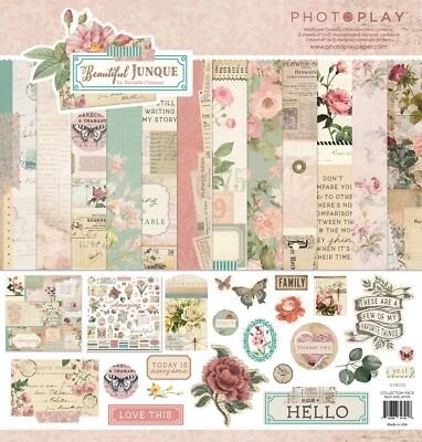 PHOTOPLAY PAPER PhotoPlay Collection Pack 12"X12"-Beautiful Junque