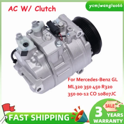 A/C Compressor & Clutch OEM# For 2000-2012 Mercedes-Benz GL/ML/R320 350 GL/ML450 Foto 1 de 4