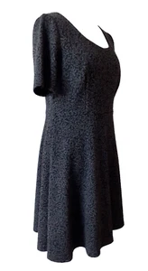 Minuet Petite Woman's Grey And Black Unlined Dress - Size 18 uk - 44 Euro - Picture 1 of 12