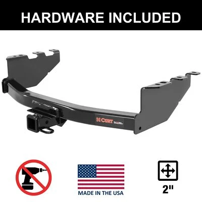 CURT 2014-2018 GMC Sierra 1500 All Class 3 Hitch, 2" - Image 1 of 4