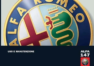 Alfa Romeo ALFA 147 - Manuale Uso e Manutenzione - 1a Edizione 05/2008 - in PDF - Foto 1 di 1