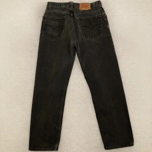 Vintage Levis 505 Herrenjeans Größe 34 x 30 (passt 31 x 29) schwarz Denim gerade Passform Y2K - Bild 1 von 11