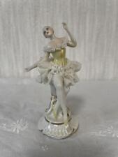 Luigi Fabrice Antique Lace Doll Figurine Ballerina Height 13cm Italy