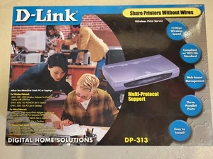 D-Link Wireless Parallel Port Print Server Dp-313 - Picture 1 of 6