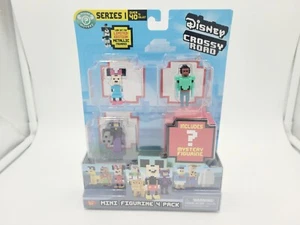 Disney Crossy Road Mini Figurine 4 Pack - Donald, Babyhead, Zazu + Mystery NIP - Picture 1 of 4
