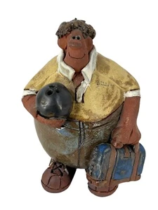Handcrafted Figure Bill Bowling Guy VTG 1980's - Picture 1 of 10
