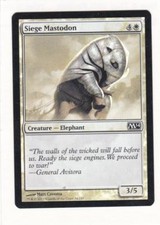 MTG: M2014: Foil: Siege Mastodon